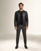 Onice Biker — worn by a model, front view, studio