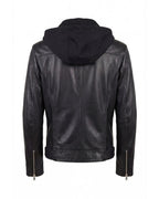 Corvo Hooded Biker — back view