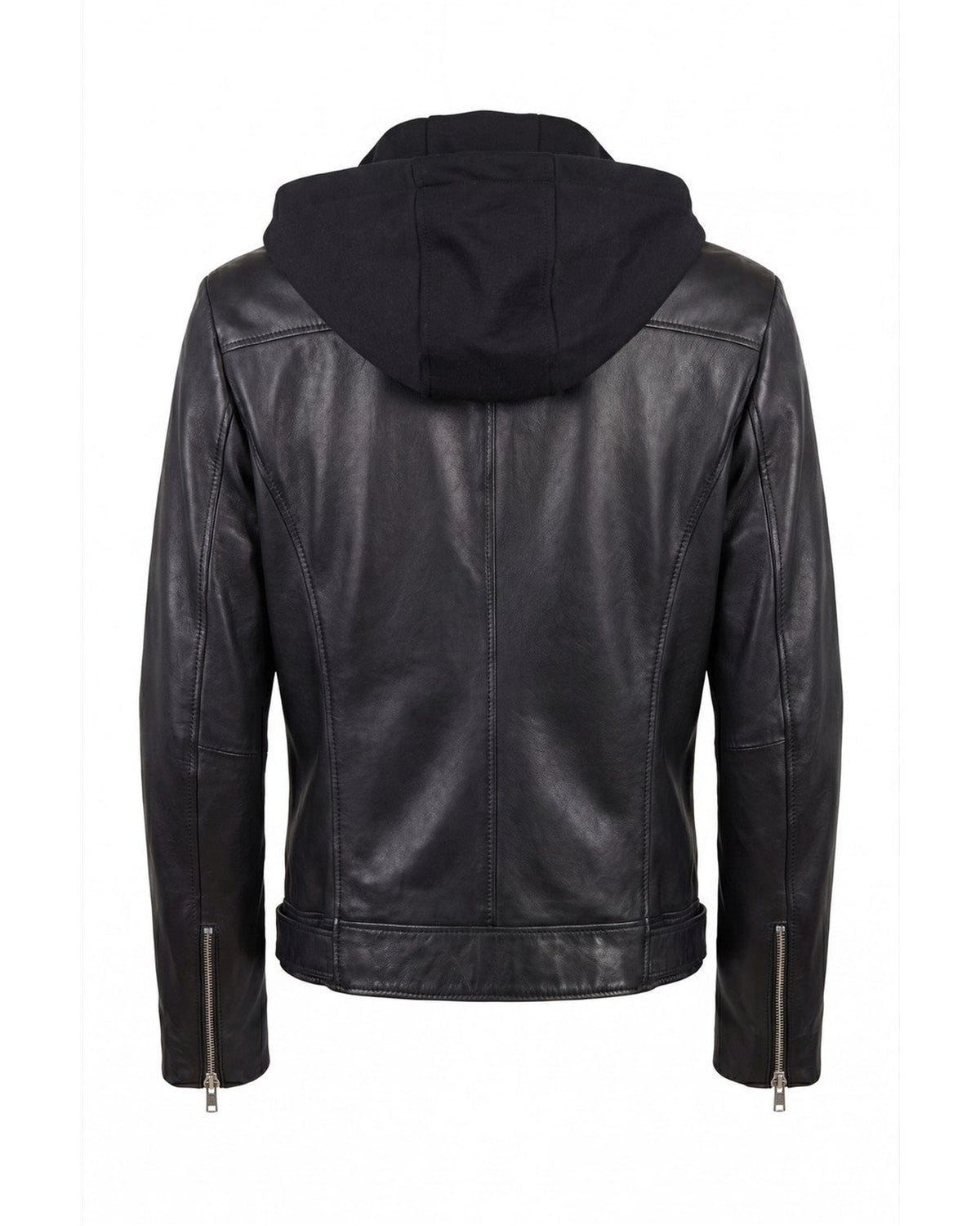 Corvo Hooded Biker — back view