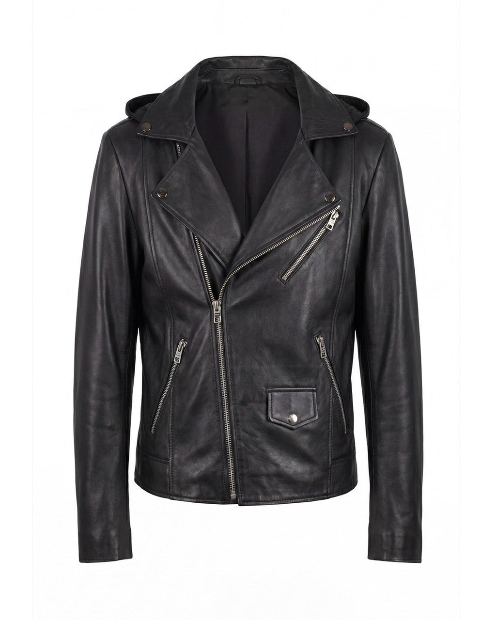 Corvo Hooded Biker — front view