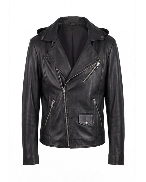 Corvo Hooded Biker — front view