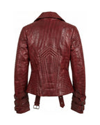 Rubino Croc Moto — back view