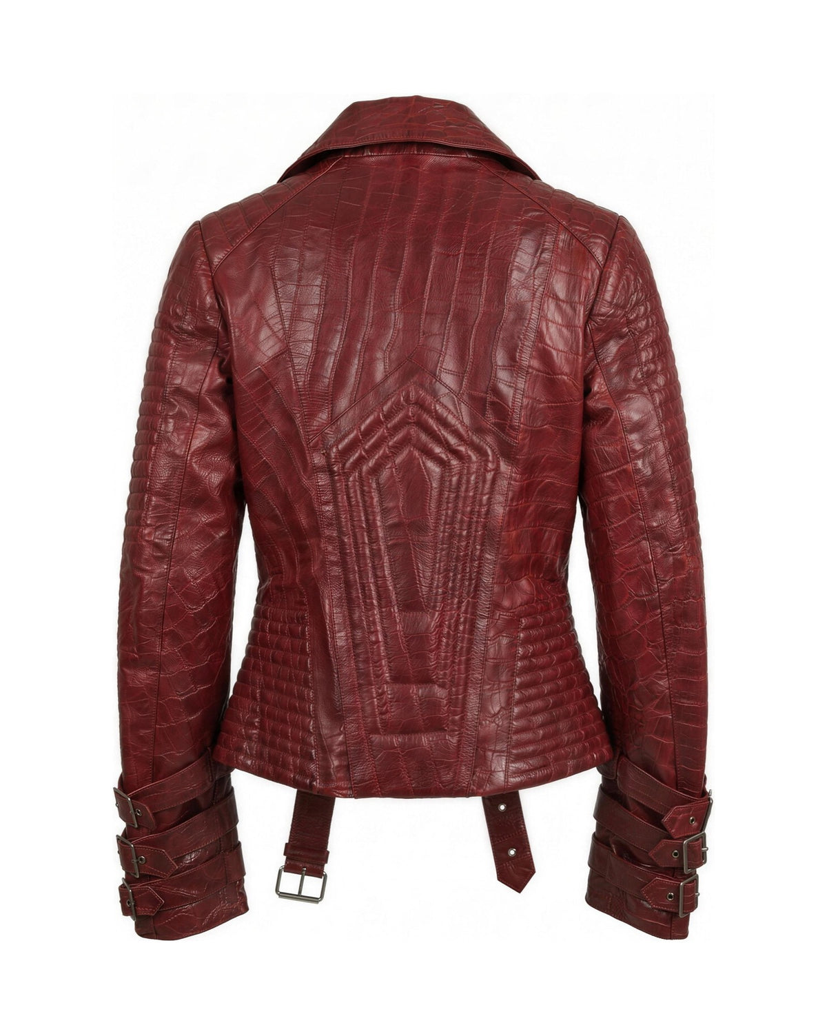 Rubino Croc Moto — back view