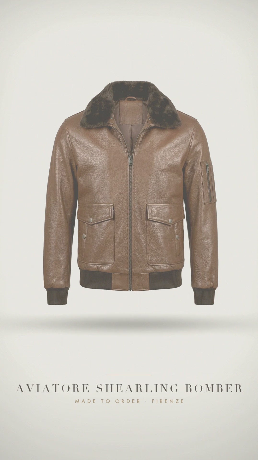 Aviatore Shearling Bomber — atelier film
