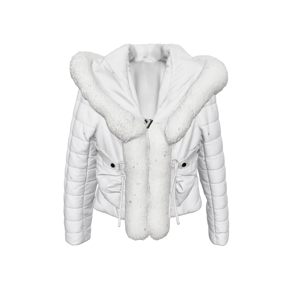 Ghiaccio Puffer — interactive 3D model, turn to view every panel