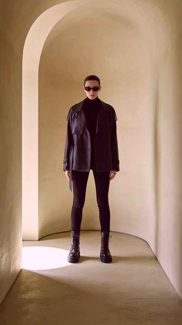 Duchessa Coat on the model